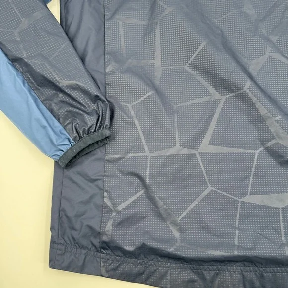 Nike Pumas UNAM Mens Navy Blue Hooded Windbreaker Jacket DV5178-451 Small